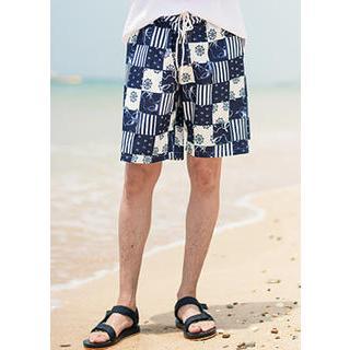 Patterned Swim Shorts