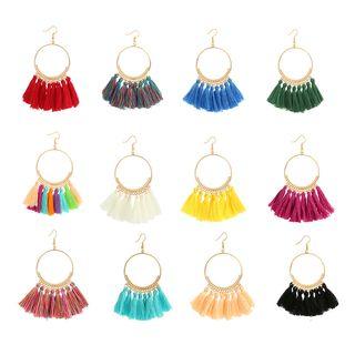 Tassel Hoop Dangle Earring