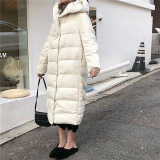Hooded Padded Coat As Shown In Figure - One Size