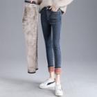 Fleece-lined Skinny Jeans (various Designs)