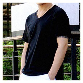 V-neck Shirt-sleeve T-shirt