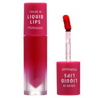 Etude House - Color In Liquid Lips Mousse (8 Colors) #pk002 Toktok Pomegranate