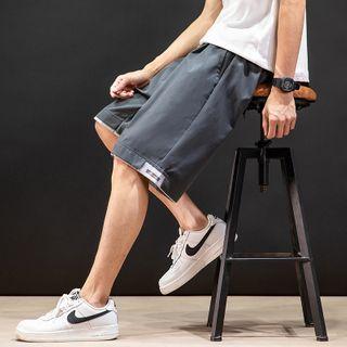 Drawstring Mock Two Piece Shorts