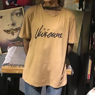 Mesh Panel Embroidered Letter Short-sleeve T-shirt