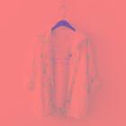 Hooded Button-up Patterned Jacket
