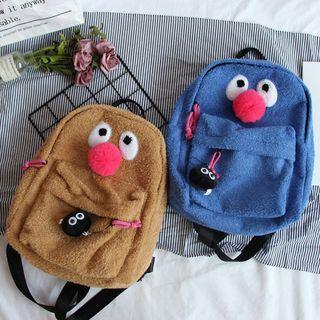 Pom Pom Chenille Backpack