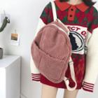 Fleece Zip Backpack