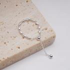 Sterling Silver Chain Ring 1pc - Silver - One Size
