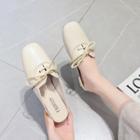 Mary Jane Lace-up Mules