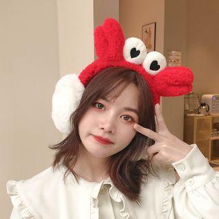 Crab Chenille Earmuffs