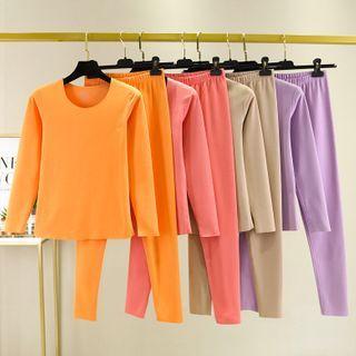 Set: Long-sleeve Top + Lounge Pants