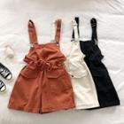 Lace-up Roll-up Strap Shorts