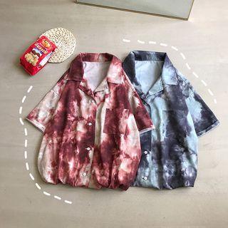 Tie Dye Short-sleeve Shirt