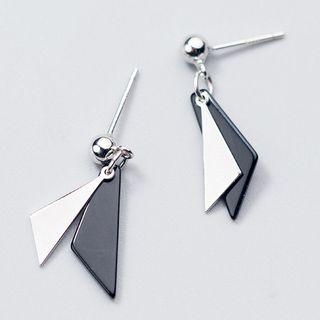925 Sterling Silver Geometric Dangle Earring