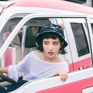 Patterned Bucket Hat
