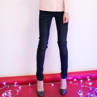 Brush Fleece-lined Skinny Jeans