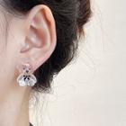 Bear Drop Earring 1 Pair - Transparent - One Size