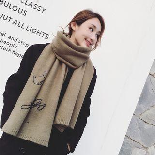 Sequined Knit Scarf