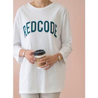 Cotton Lettering Top