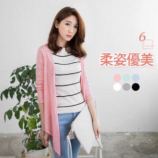 Asymmetrical Drapey Cardigan