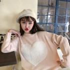 Fleece Heart Sweater