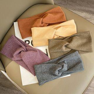 Plain Criss Cross Face Wash Headband