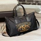 Embroidered Lightweight Duffle Bag Black - One Size