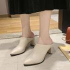 Chunky Heel Ankle Boots (various Designs)