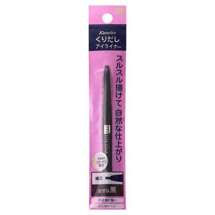 Kanebo - Media Eyeliner Pencil (black) 1 Pc