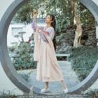 Hanfu: Long-sleeve Top / Spaghetti-strap Dress / Shawl