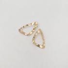 Triangle Openwork Earrings Gold - One Size