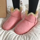 Furry Lined Short Snow Boots