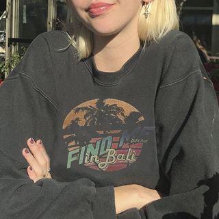 Find Me In Bali Graphic Sweatshirt