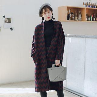 Printed Loose-fit Coat