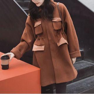 Pocketed Zip Coat