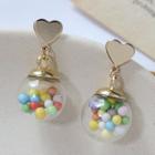 Ball Drop Earring 1 Pair - Gold - One Size