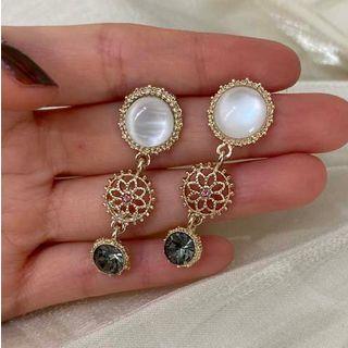 Rhinestone Dangle Earring 1 Pair - E488 - Earring - One Size