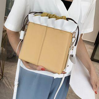 Ruffle Trim Crossbody Bag