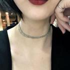 Layered Metal Choker As Shown In Figure - One Size