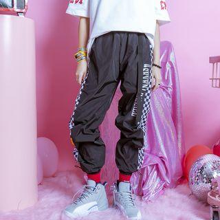 Gingham Jogger Pants