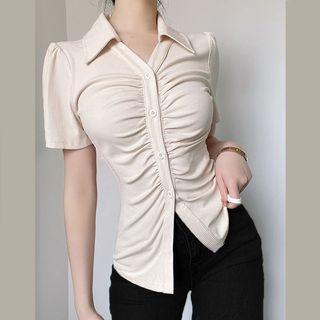 Short-sleeve Slim Fit Shirt