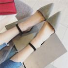 Ankle Strap Glitter High-heel Sandals