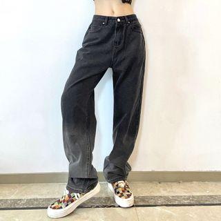 Gradient Straight Jeans