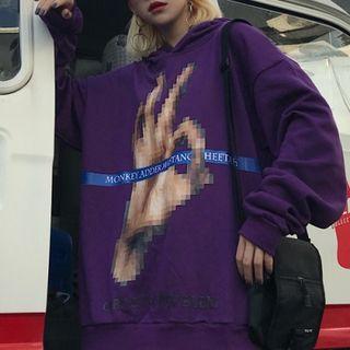 Hand Print Hoodie