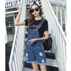 Striped Short Dungaree