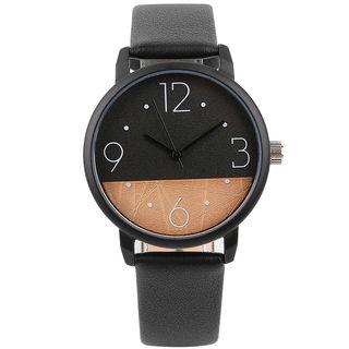 Color Panel Silicone Strap Watch