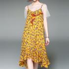Perforated Strap Dress
