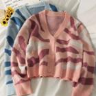 Tiger-print Cardigan
