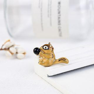 Squirrel Brooch As Shown In Figure - One Size