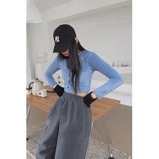 Cropped Faux-fur Cardigan